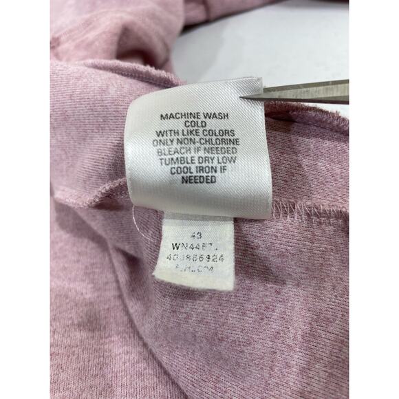 Nordstrom Womens Knit Zip Up Jacket Size XL Heathered Pink READ - Picture 5 of 12